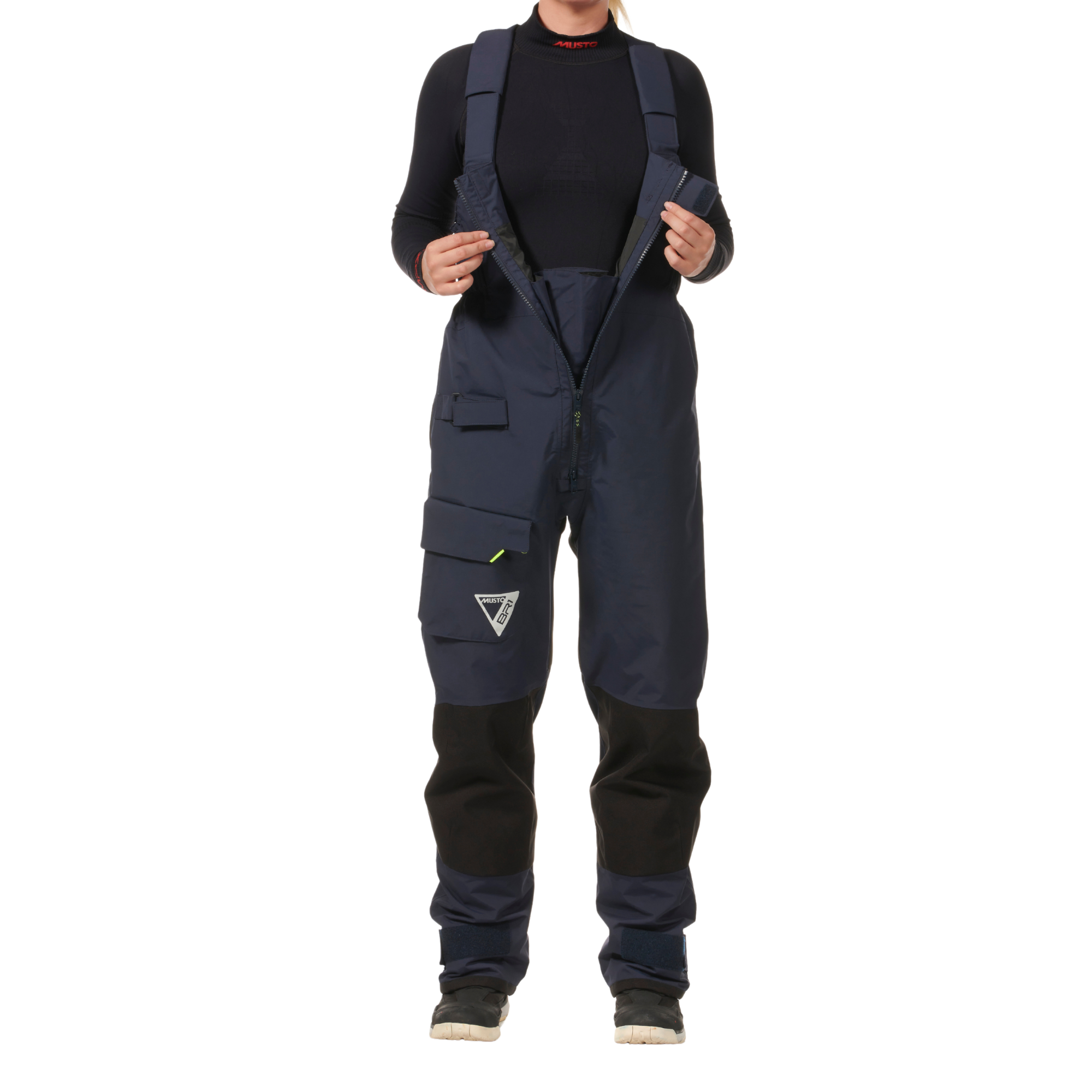 Musto Women's BR1 Channel Waterproof Sailing Trousers/Salopettes (True Navy)