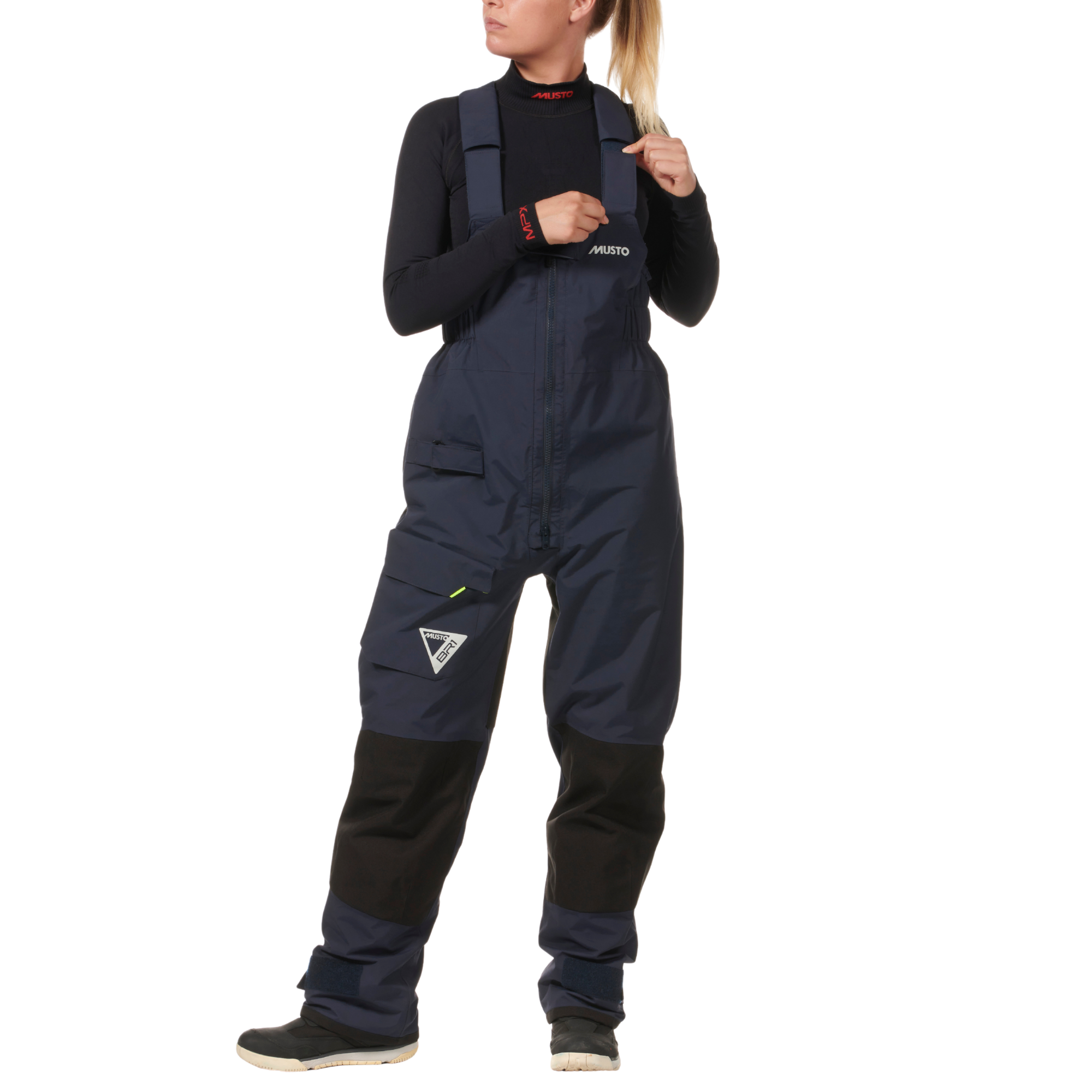 Musto Women's BR1 Channel Waterproof Sailing Trousers/Salopettes (True Navy)