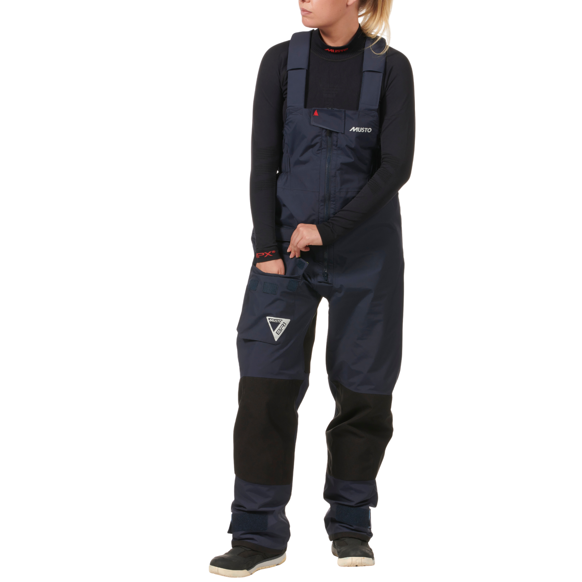 Musto Women's BR1 Channel Waterproof Sailing Trousers/Salopettes (True Navy)
