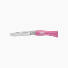 Load image into Gallery viewer, My First Opinel #7 Stainless Steel Round Ended Knife (Fuchsia)
