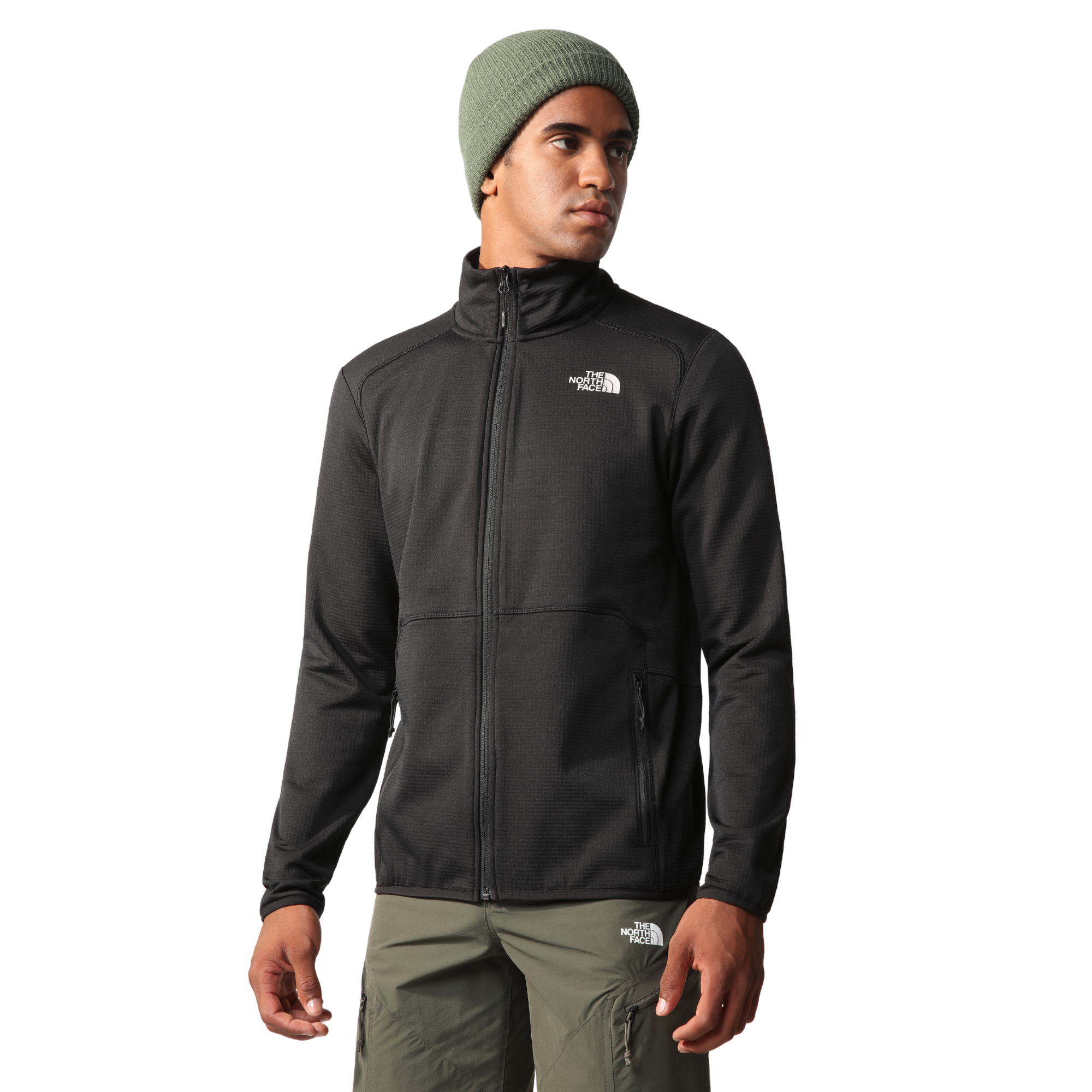 The North Face Men s Quest Full Zip Stretch Fleece Black