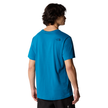 Load image into Gallery viewer, The North Face Men’s Mountain Line Short Sleeve Tee (Adriatic Blue)
