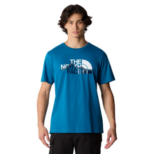 Load image into Gallery viewer, The North Face Men’s Mountain Line Short Sleeve Tee (Adriatic Blue)
