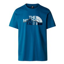 Load image into Gallery viewer, The North Face Men’s Mountain Line Short Sleeve Tee (Adriatic Blue)
