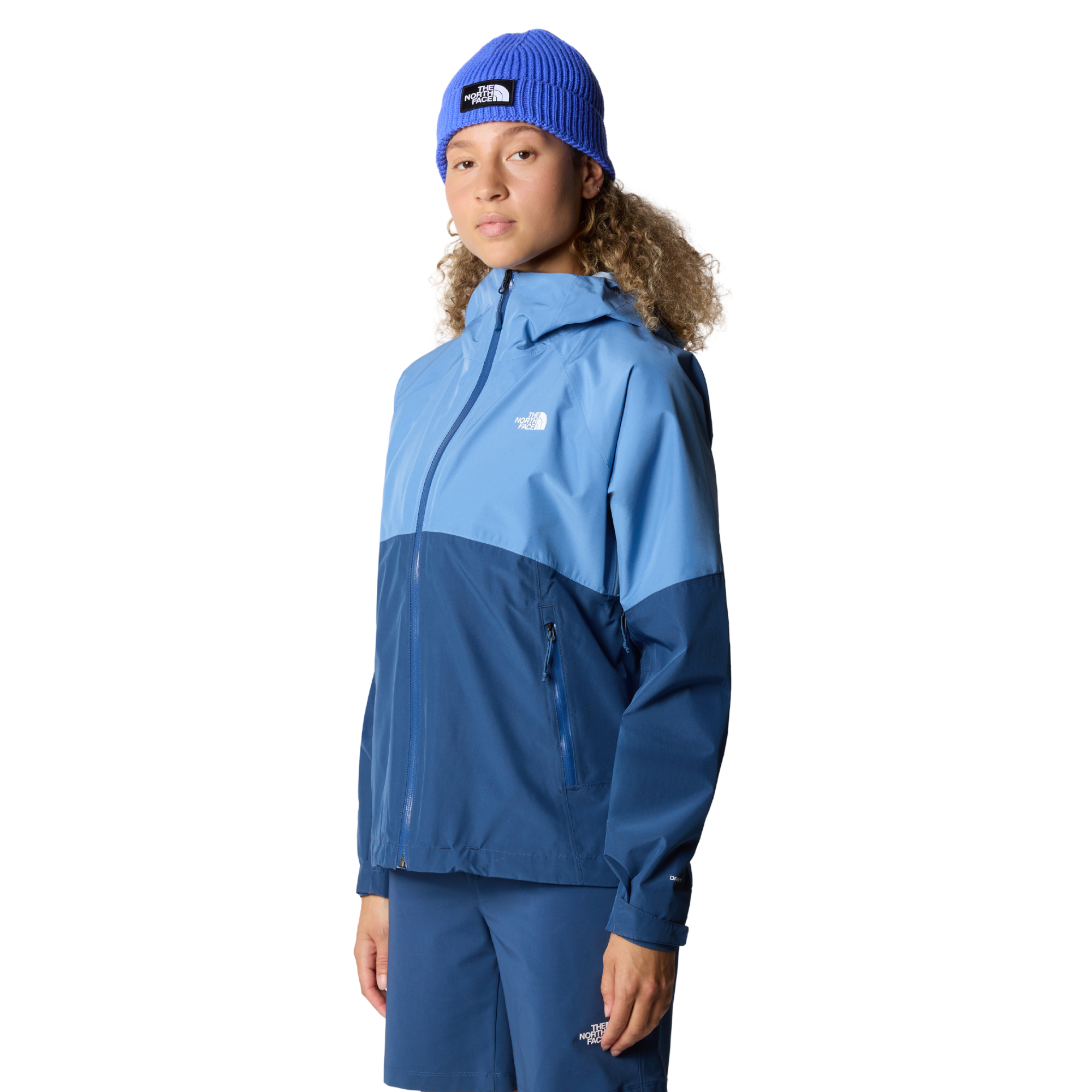 The north face blue windbreaker hotsell