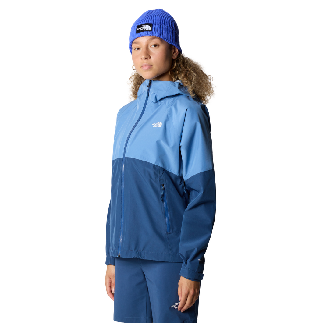 The North Face Women's Diablo Waterproof Rain Jacket (Indigo Stone/Shady Blue)