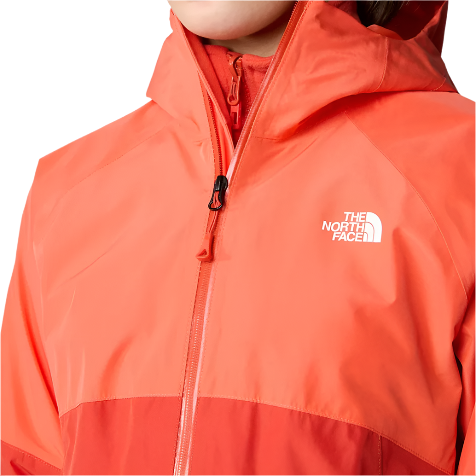 The North Face Women s Diablo Waterproof Rain Jacket Radiant Orange A Landers Outdoor World Ireland s Adventure Outdoor Store