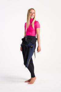 C-Skins Women's NuWave Rash X UPF50+ Short Sleeve Rash Vest (Lipstick/Bright Coral)