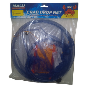 Nalu Kids Crab Drop Net with Bait Bag (Blue)