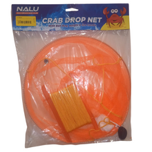 Load image into Gallery viewer, Nalu Kids Crab Drop Net with Bait Bag (Orange)
