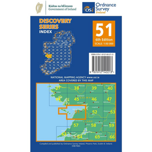 OSI Discovery Map 51 (Part of County Clare & Galway)(1:50,000)