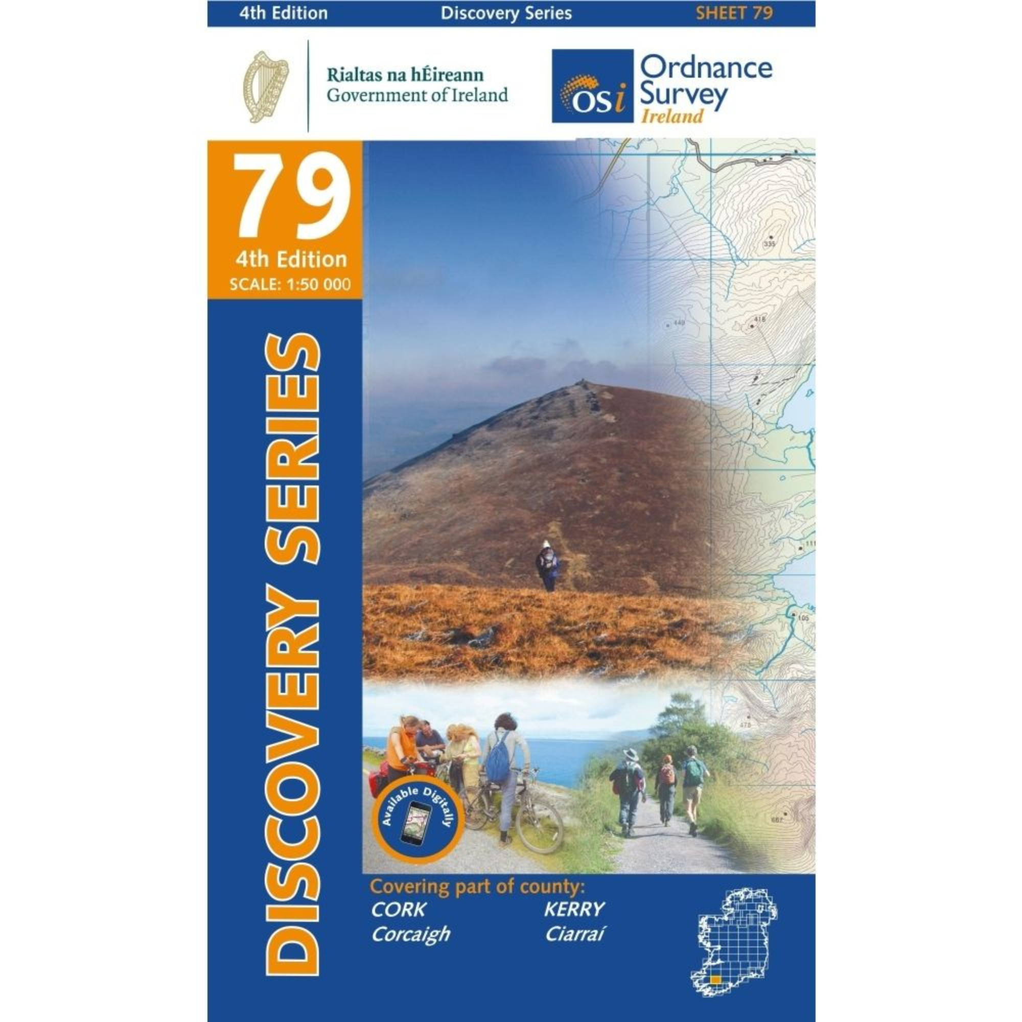 OSI Discovery Map 79 - Laminated (Part of Cork & Kerry)(1:50,000)