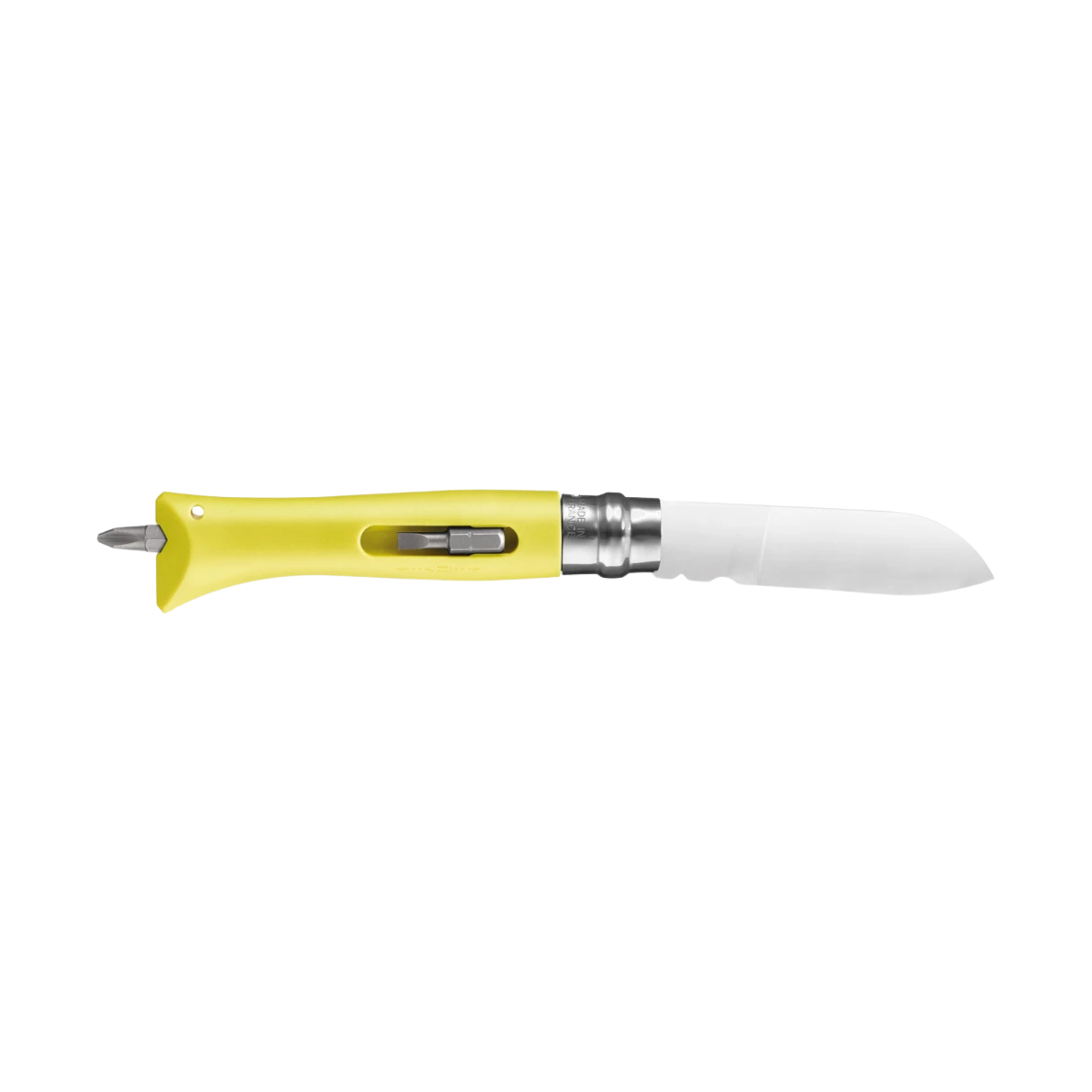 Opinel #9 DIY Stainless Steel Folding Tool Knife (Yellow)