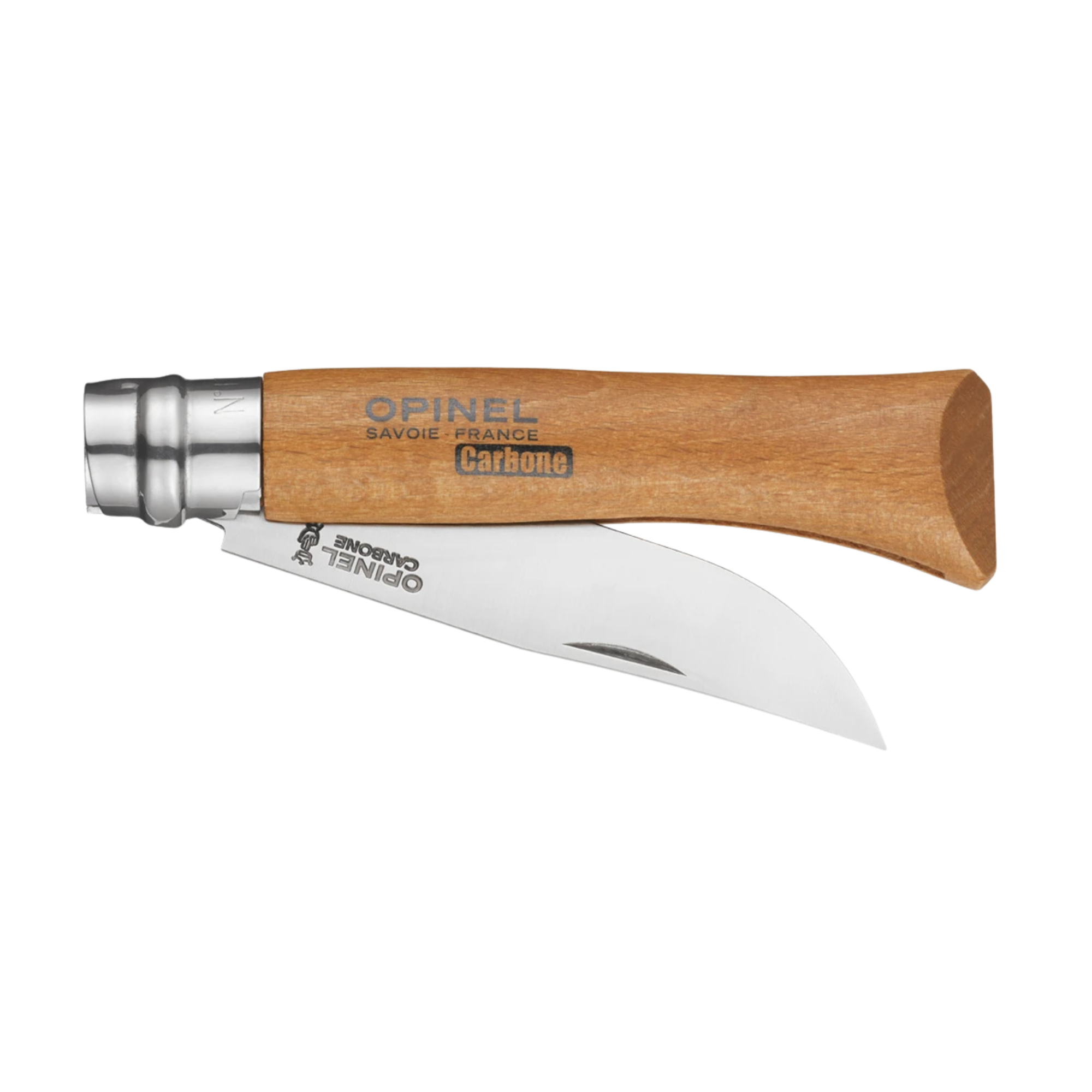 Opinel #10 Carbon Blade Folding Pocket Knife (Blister Packed)