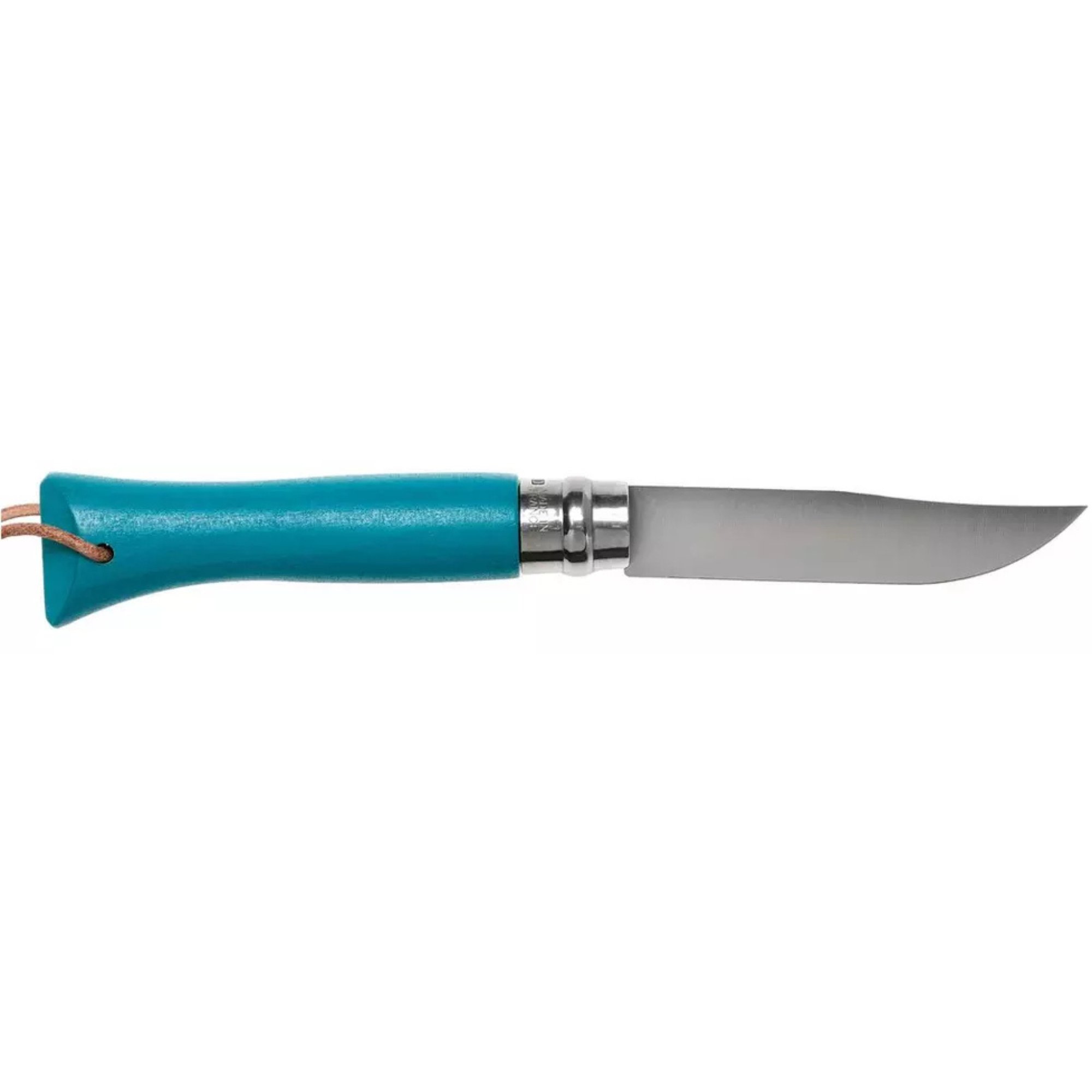 Opinel #6 Stainless Steel Bushwhacker Trekking Folding Pocket Knife (Turquoise)