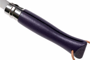 Opinel #6 Stainless Steel Trekking Folding Pocket Knife (Grey Purple)