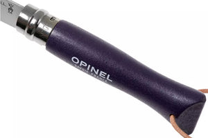 Opinel #6 Stainless Steel Trekking Folding Pocket Knife (Grey Purple)