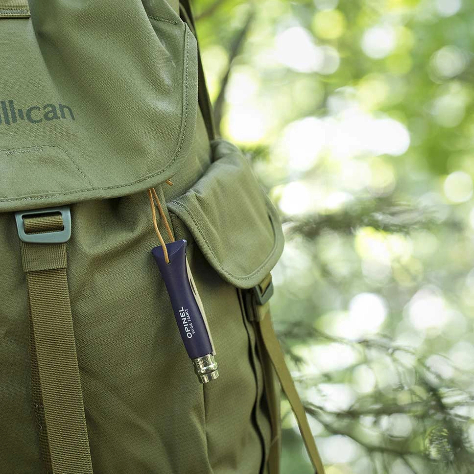 Opinel #6 Stainless Steel Bushwhacker Trekking Folding Pocket Knife (Grey Purple)