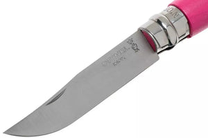 Opinel #6 Stainless Steel Trekking Folding Pocket Knife (Strawberry)