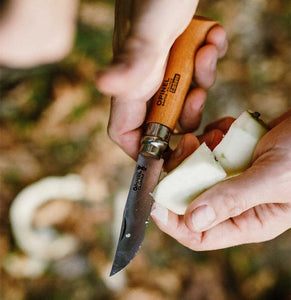 Opinel #7 Carbon Blade Folding Pocket Knife (Blister Packed)