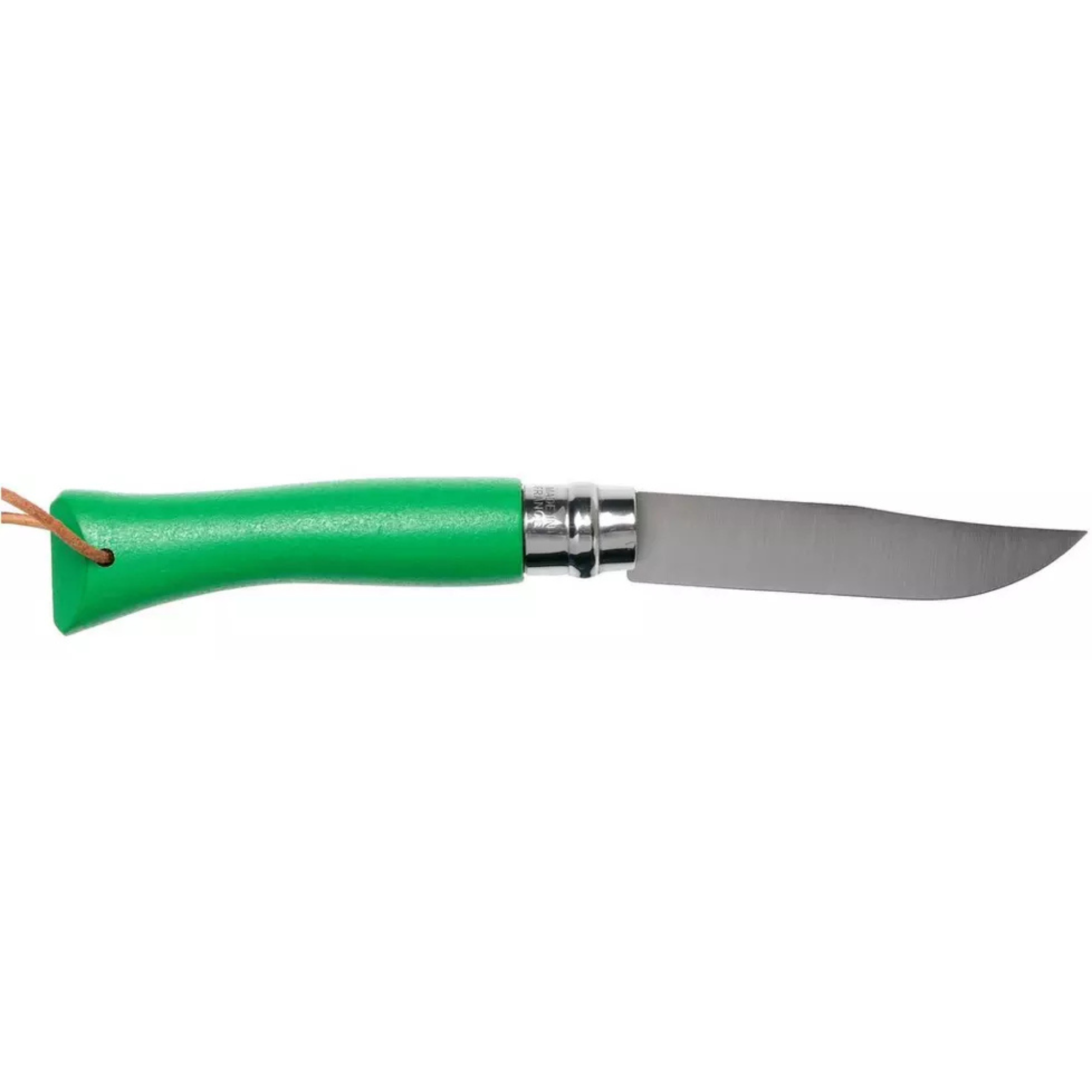 Opinel #7 Stainless Steel Bushwhacker Trekking Folding Pocket Knife (Meadow Green)