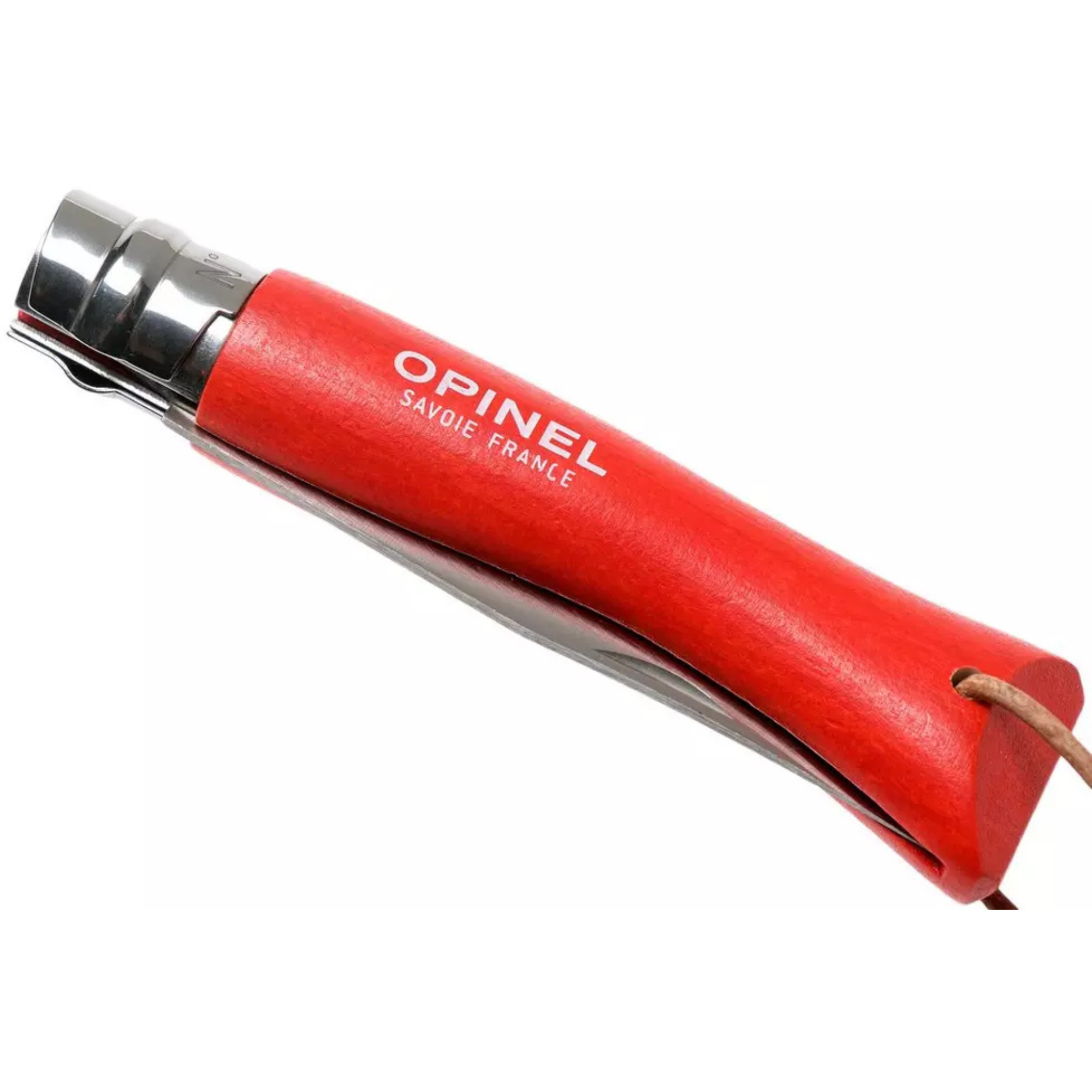Opinel #7 Stainless Steel Bushwhacker Trekking Folding Pocket Knife (Orange)
