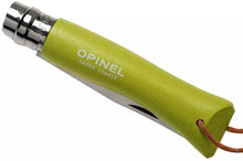 Load image into Gallery viewer, Opinel #7 Stainless Steel Trekking Folding Pocket Knife (Anise)
