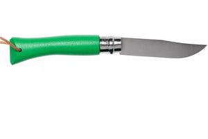 Opinel #7 Stainless Steel Trekking Folding Pocket Knife (Green)
