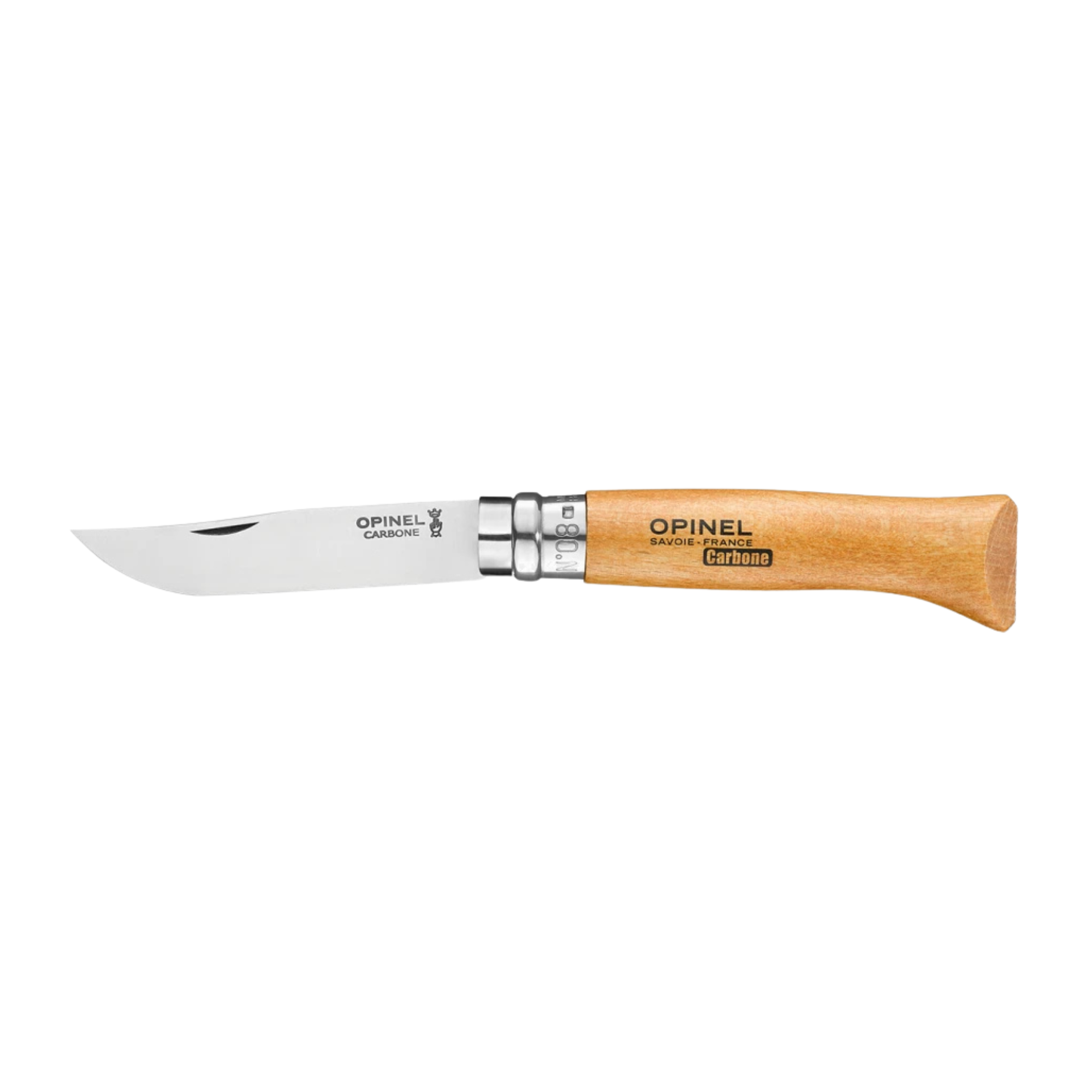 Opinel #8 Carbon Blade Folding Pocket Knife (Loose)