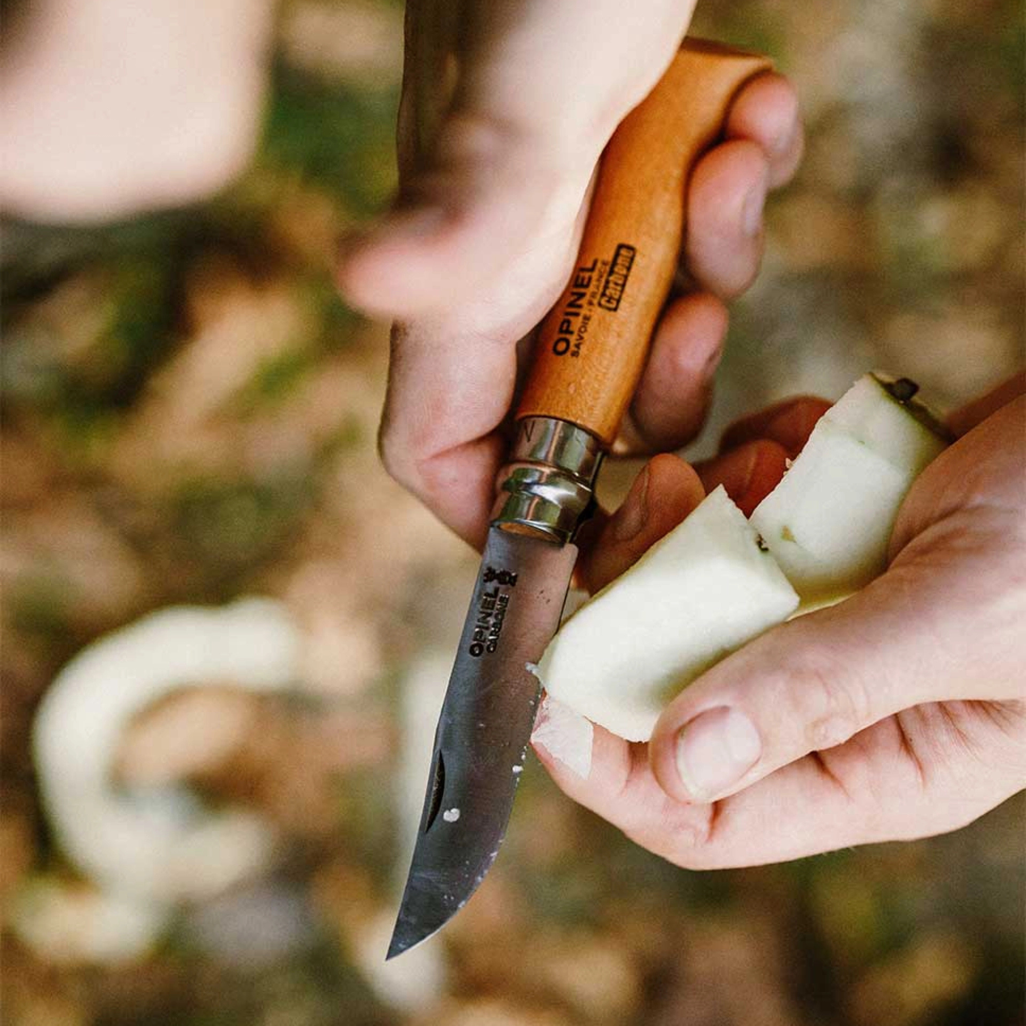 Opinel #8 Carbon Blade Folding Pocket Knife (Loose)