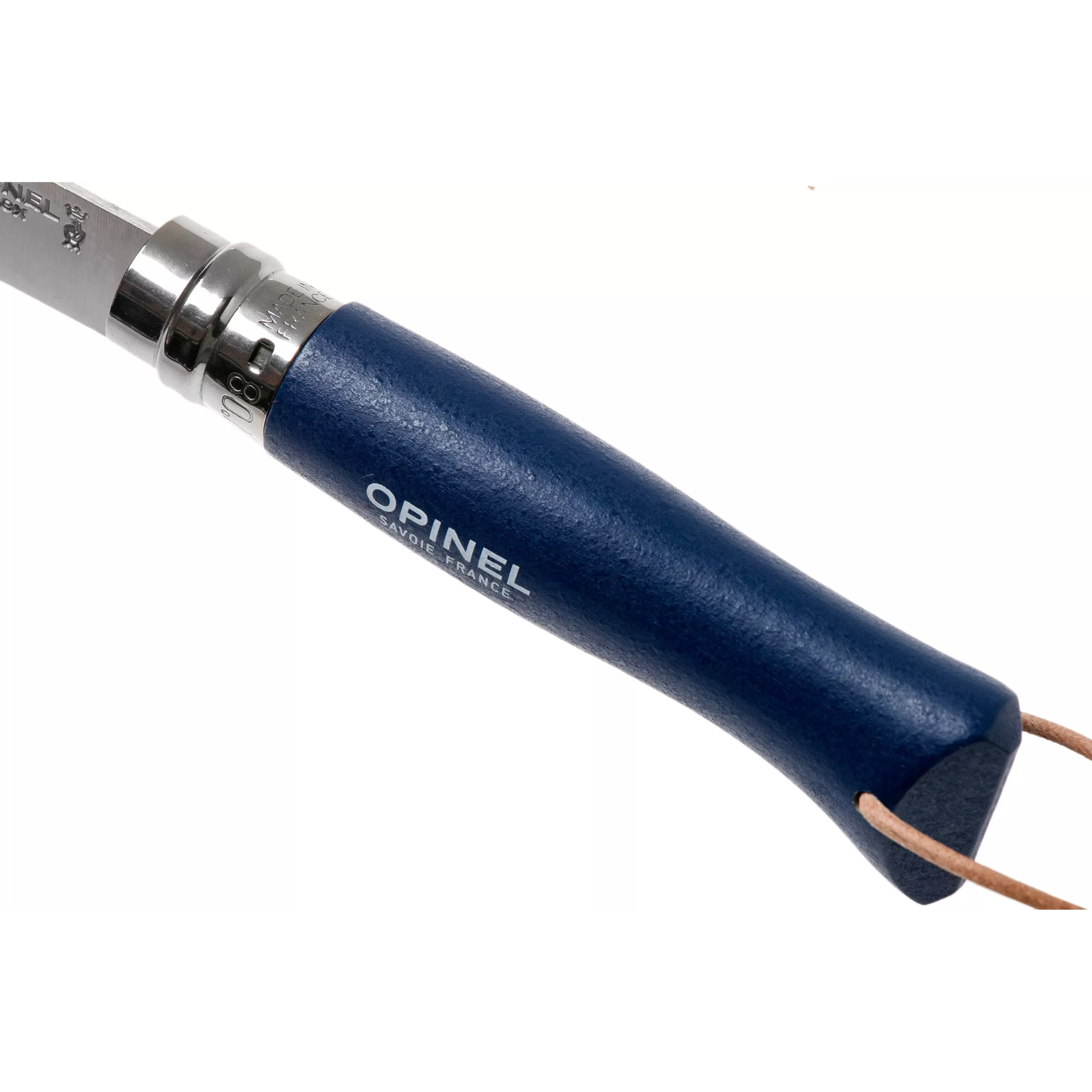 Opinel #8 Stainless Steel Bushwhacker Trekking Folding Pocket Knife (Dark Blue)