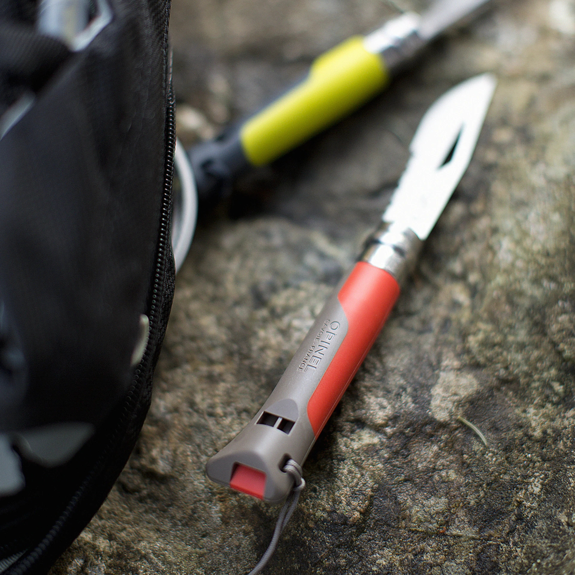 Opinel #8 Stainless Steel Outdoor Knife (Earth/Red)