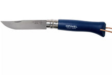 Load image into Gallery viewer, Opinel #8 Stainless Steel Trekking Folding Pocket Knife (Dark Blue)
