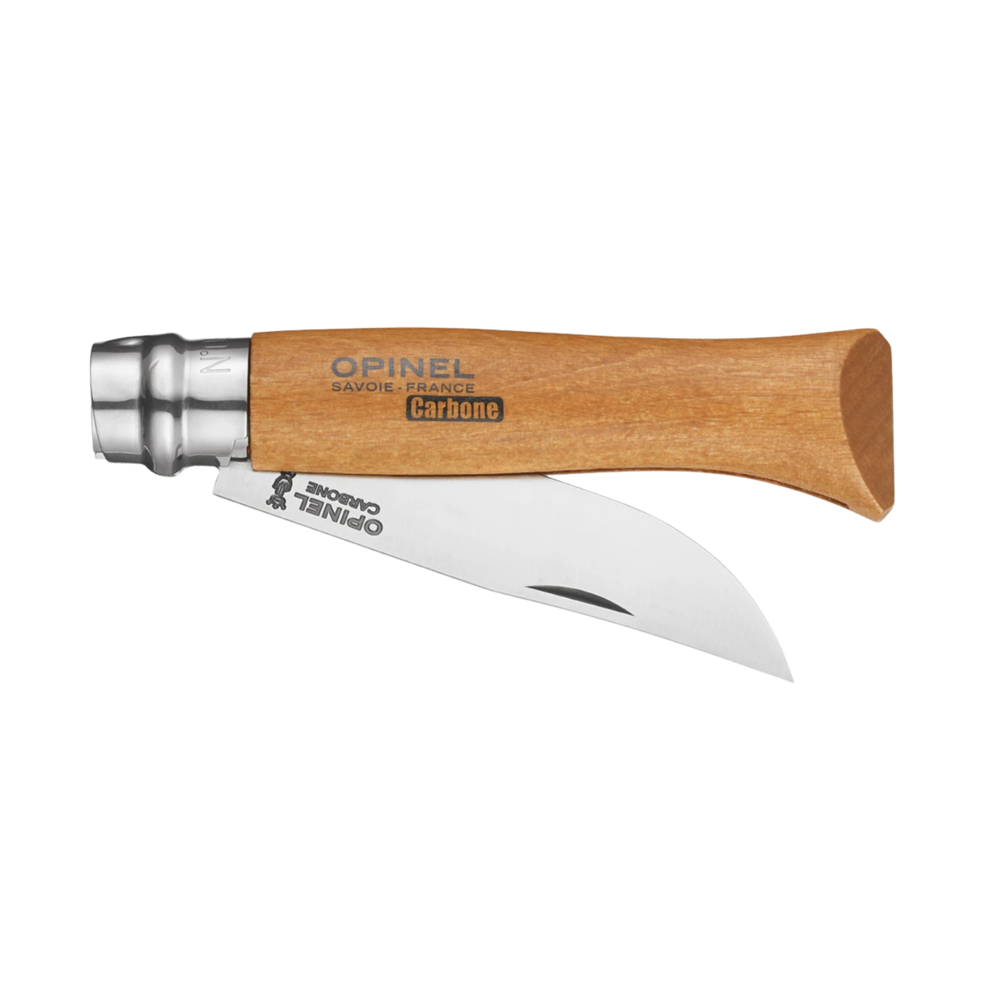 Opinel #9 Carbon Blade Folding Pocket Knife (Blister Packed)