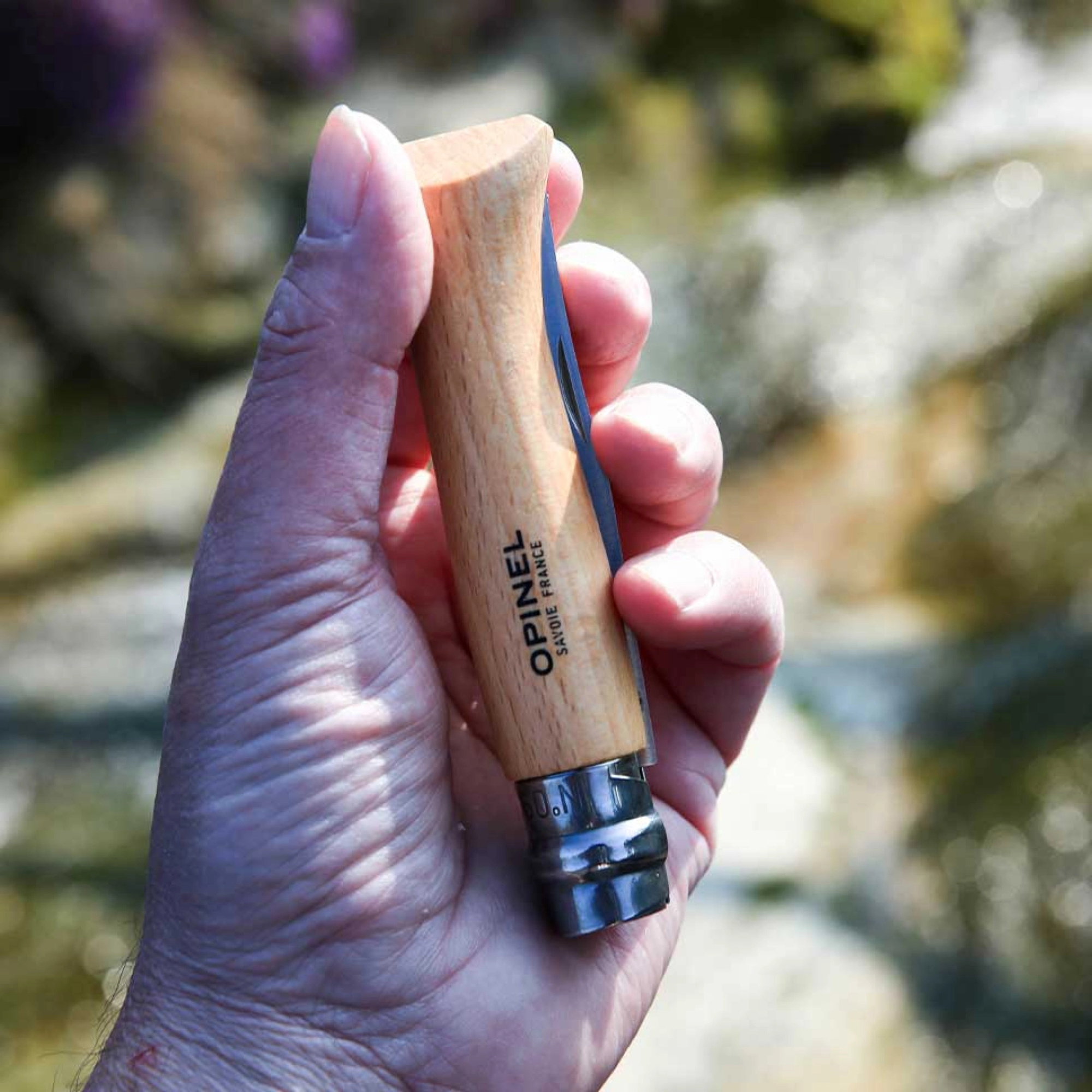 Opinel #9 Stainless Steel Folding Pocket Knife