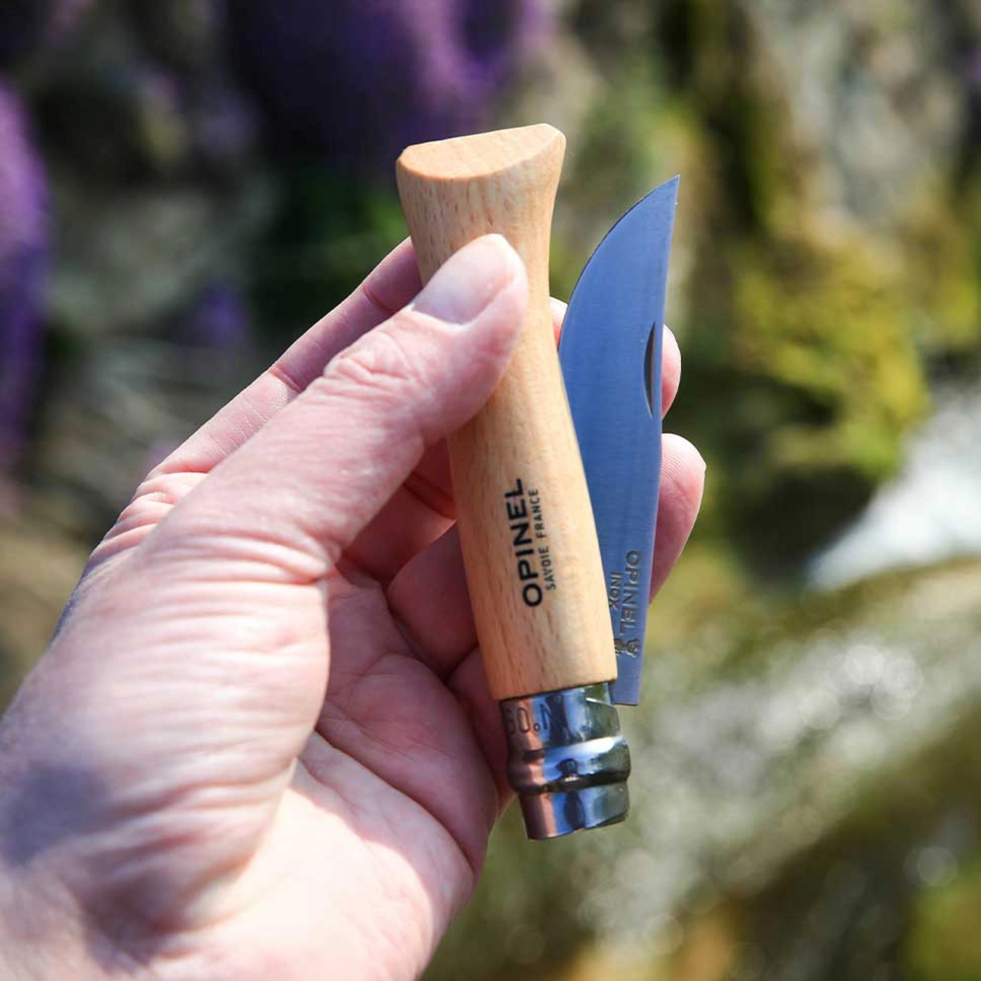 Opinel #9 Stainless Steel Folding Pocket Knife