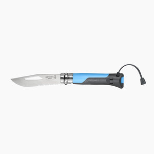 Opinel #8 Stainless Steel Outdoor Knife (Blue)