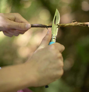 Opinel #8 Stainless Steel Outdoor Knife (Blue)