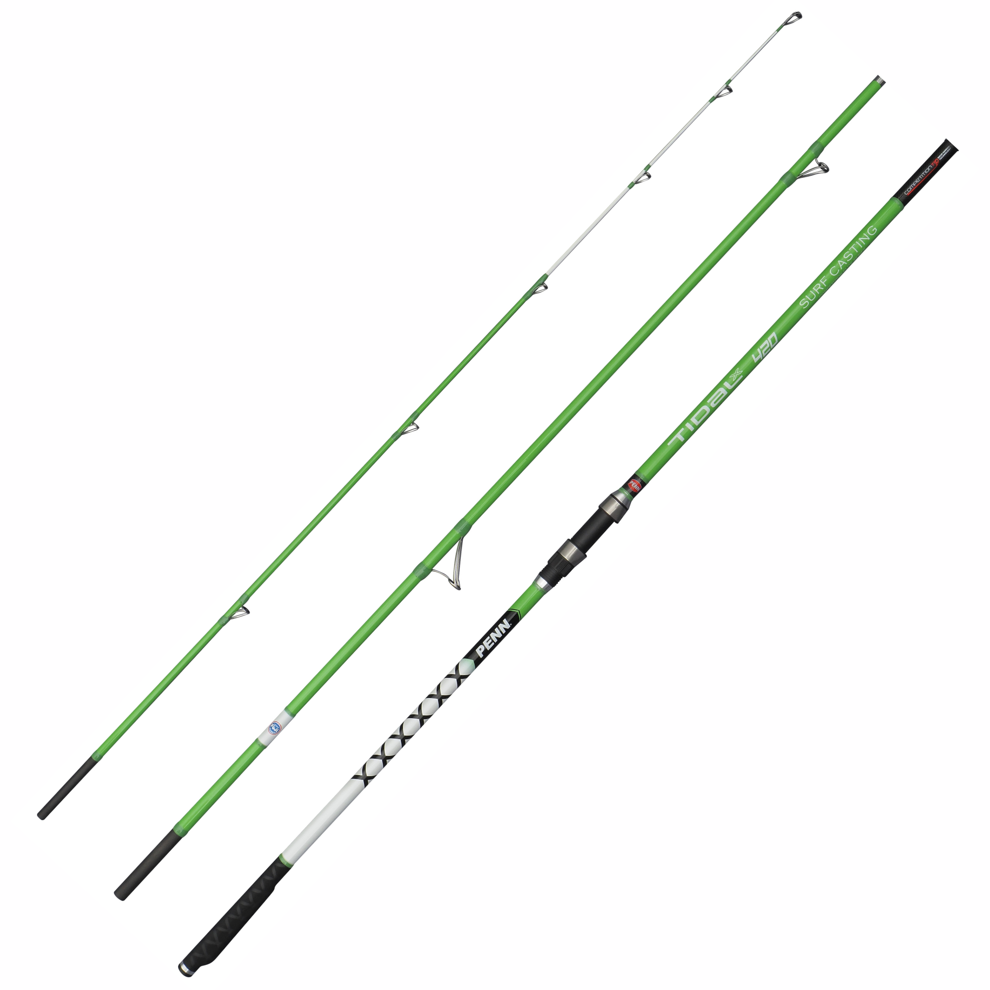 Penn 14ft 9in 4.2m Tidal X Lowrider Solid Carbon Tip 3 Section Beachcasting Beachcaster Surf Rod 50-200g 1621311
