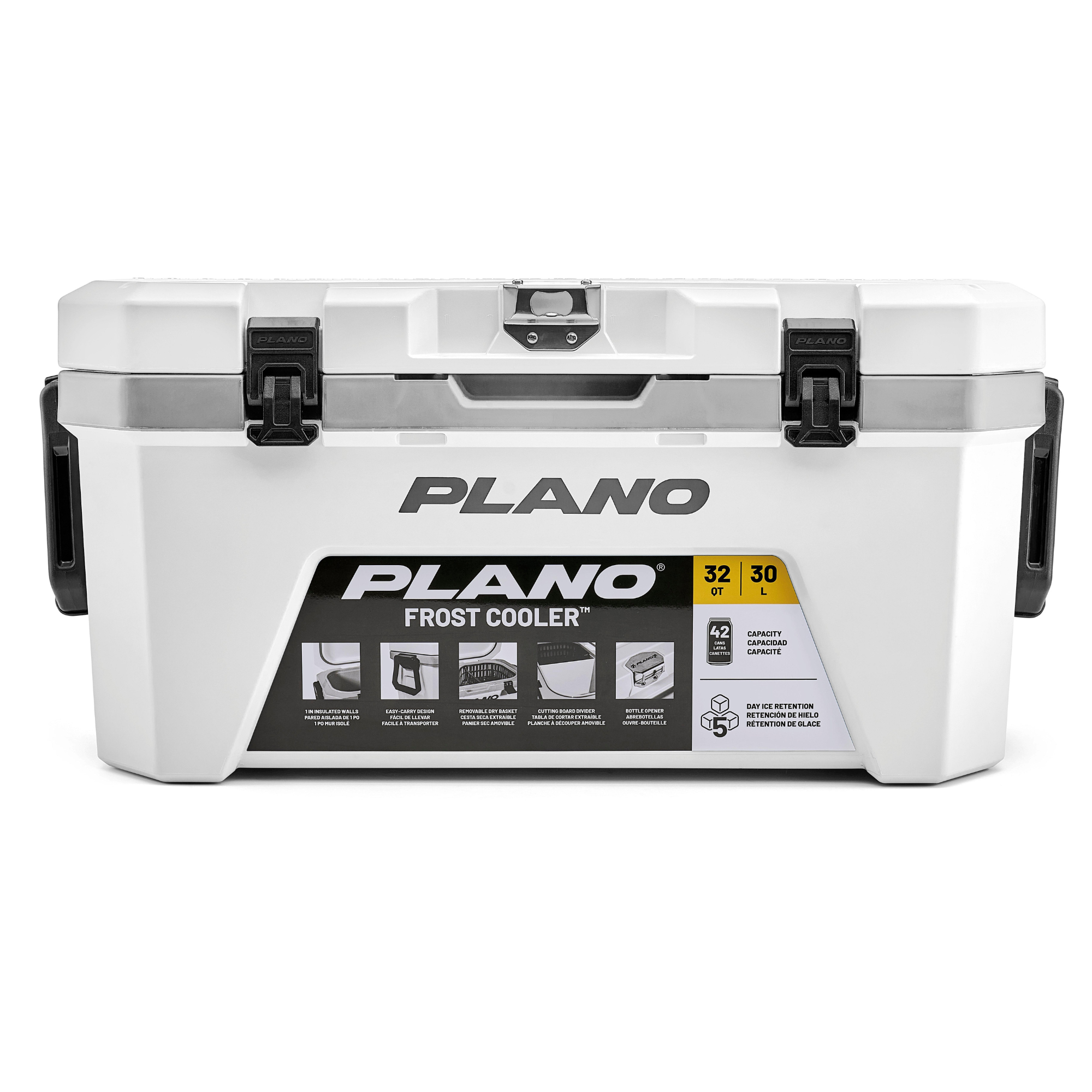 Plano Frost™ 30L Hard Cooler Box (White)