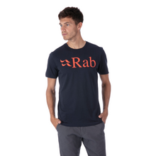 Load image into Gallery viewer, Rab Men&#39;s Stance Logo Short Sleeve Tee (Beluga)
