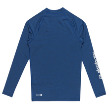 Load image into Gallery viewer, Quiksilver Junior Everyday UPF50 Long Sleeve Rash Top (Monaco Blue Heather)
