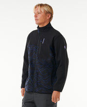 Load image into Gallery viewer, Rip Curl Men&#39;s Anti Series Search Full Zip Crew Fleece (Black/Berry)
