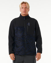 Load image into Gallery viewer, Rip Curl Men&#39;s Anti Series Search Full Zip Crew Fleece (Black/Berry)
