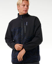 Load image into Gallery viewer, Rip Curl Men&#39;s Anti Series Search Full Zip Crew Fleece (Black/Berry)
