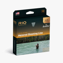 Load image into Gallery viewer, Rio Elite Metered Connectcore Shooting Fly Line (0.037in/Floating/30m)(Orange/Blue)
