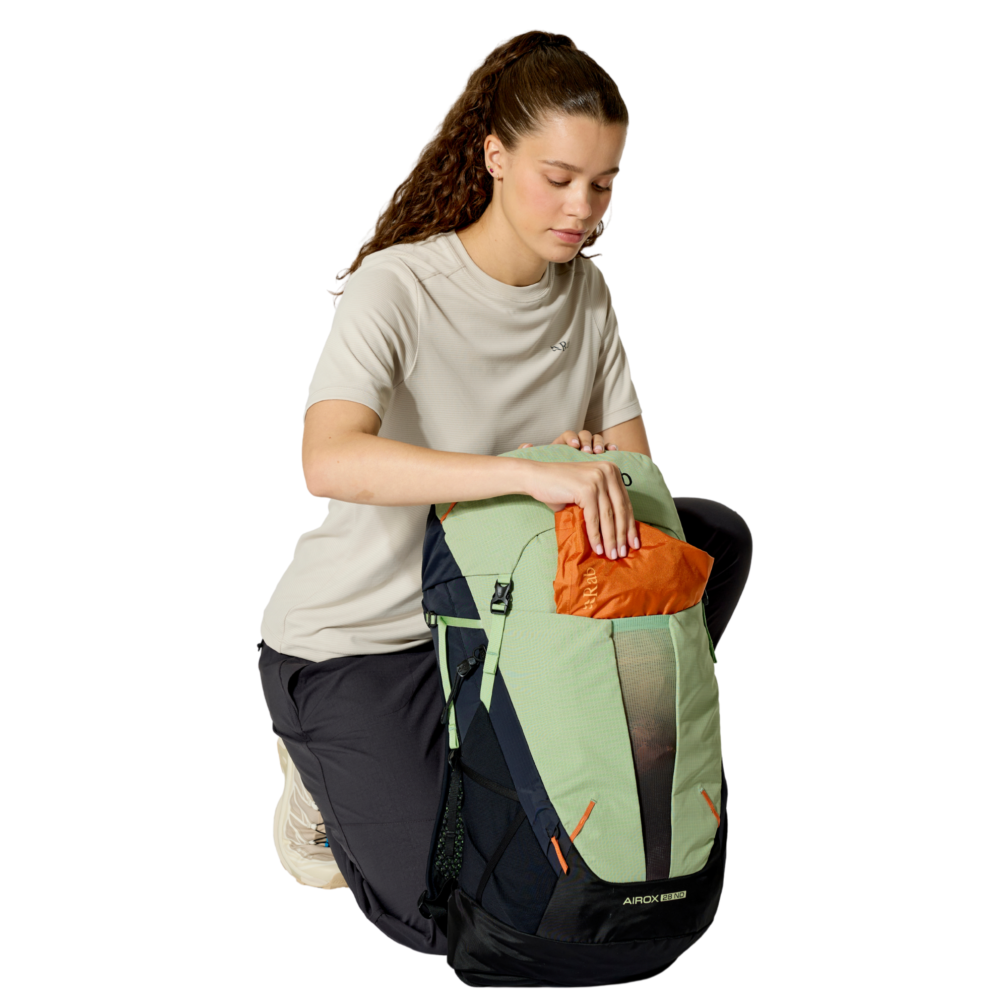Rab Airox ND28 Narrow Dimension 28L Hiking Daysack Fig Green Black FGB QAQ-13