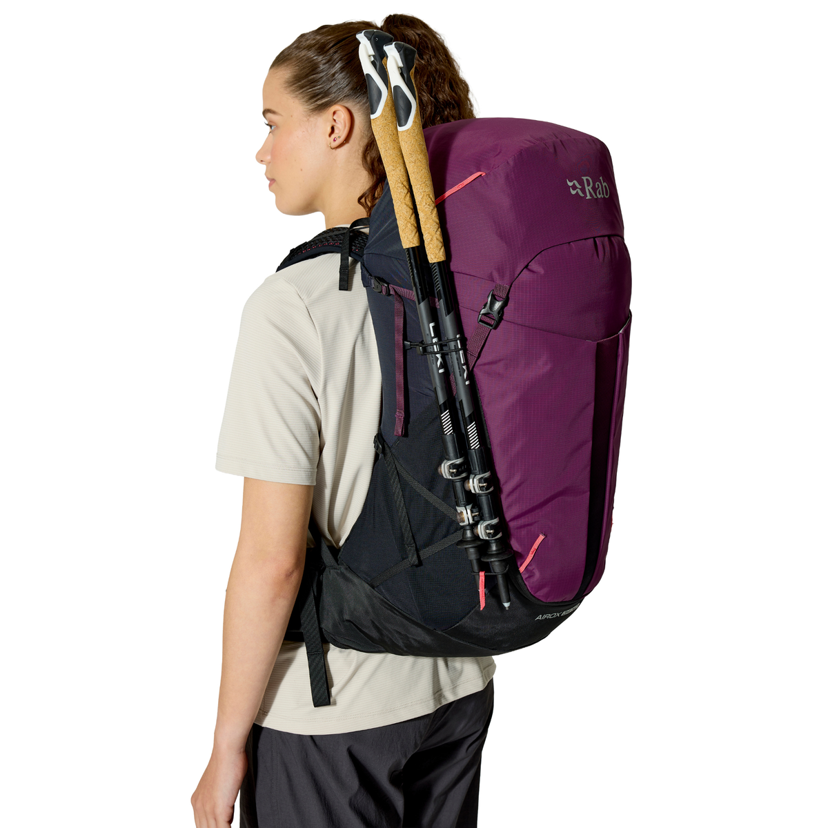 Rab Airox Narrow Dimension ND34L Daysack Mulberry Black MBL QAQ-15
