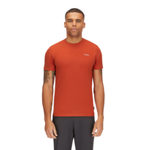 Load image into Gallery viewer, Rab Men&#39;s Basecamp 3 Peaks Short Sleeve Tee (Red Clay)
