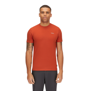 Rab Men's Basecamp 3 Peaks Short Sleeve Tee (Red Clay)